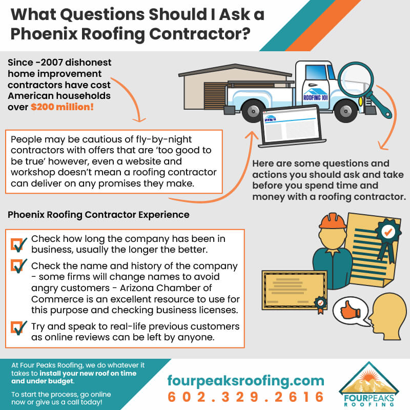What Questions Should I Ask a Phoenix Roofing Contractor